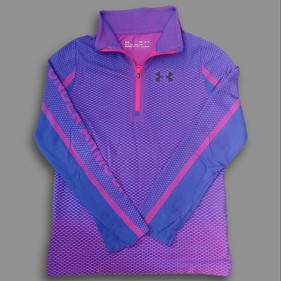 Under Armour Other - Under Armour HeatGear Fitted Athletic Long Sleeve Shirt Girls Size Large